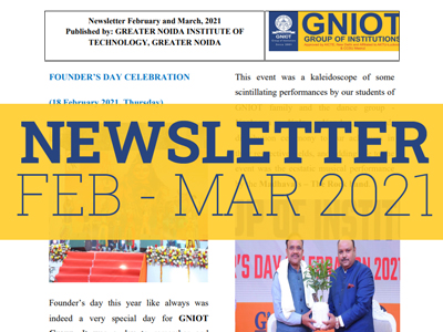Newsletter Feb to March