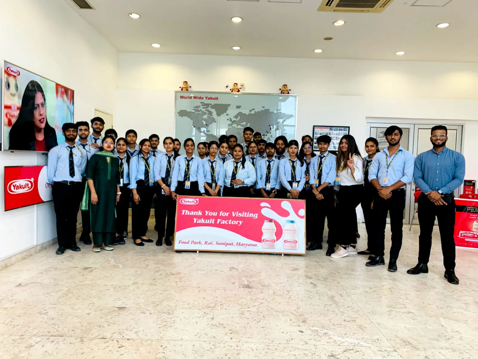 industrial visit to Yakult Danone Pvt. Ltd.